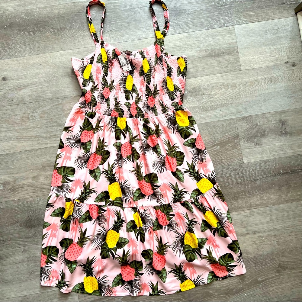 New! Children Place Women Plus Size Pineapple Sundress Size XXL